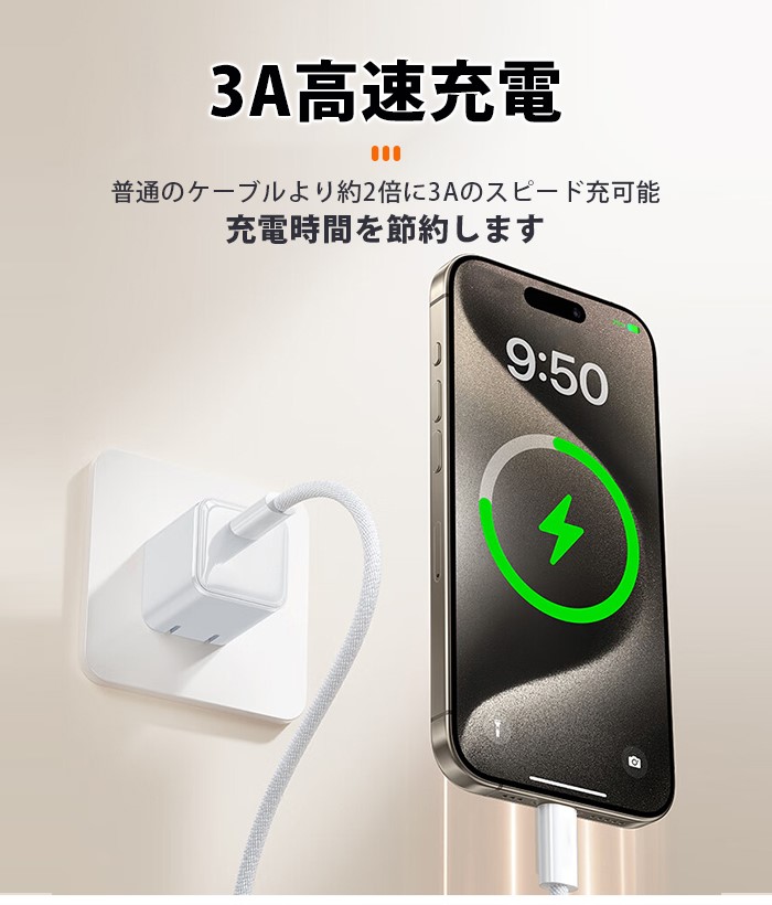 USB-C ケーブル Type-C ケーブル C to C 0.25/0.5/1/2m PD対応 E-Marker 急速充電 iPhone17/16/15 Android MacBook 9