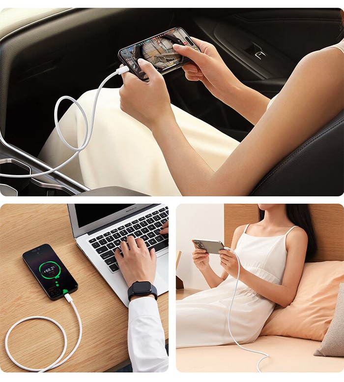 USB-C ケーブル Type-C ケーブル C to C 0.25/0.5/1/2m PD対応 E-Marker 急速充電 iPhone17/16/15 Android MacBook 14