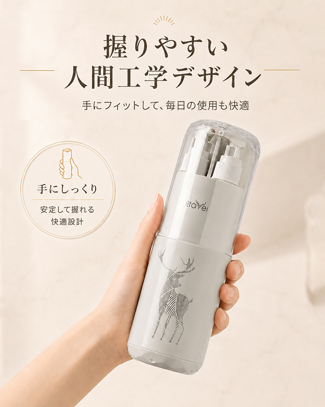 【限定 400円OFFクーポン】トラベルボトル 洗面セットコップ付き 5 点セット トラベル 出張用 コンパクト トラベルポーチ 旅行用 トラベルセット コップ一体型 6