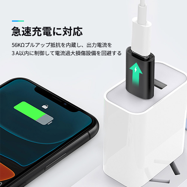 Type-C USB変換アダプター OTG 変換ケーブル タイプc アダプター usb type-c変換コネクタ USB3.0 急速充電 マイクロUSB アダプタ 5Gbps データ転送 小型 軽量 4