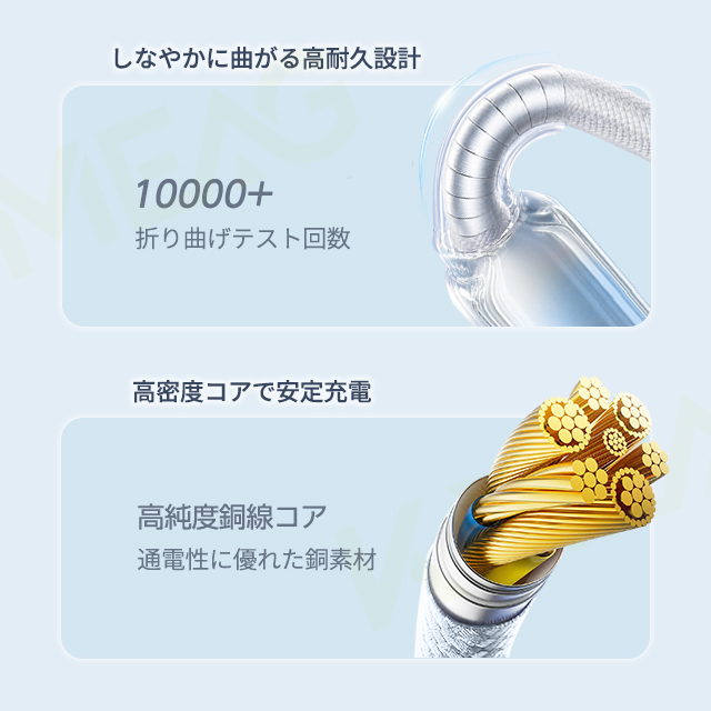 充電ケーブル iPhone 17 air 16e Type-C タイプ C ライトニング Lightning 急速 高速 USB-A USB-C データ 転送 Android iPad スマホ PC 1M 2M 11