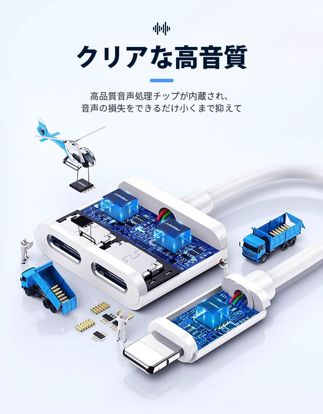 【2026音質強化版 IOS15対応】iPhone イヤホン 変換アダプタ 変換ケーブル 音楽再生 充電 iPhone14/iPhone13/12/11/XR/8/7/6s/6/iPadに互換 7