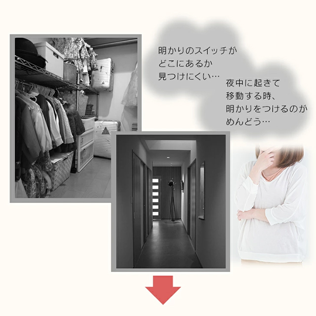 センサーライト LED 室内 しゃれ 明るい 電池式 配線不要 人感センサー 足元灯 安全灯 常夜灯 防犯ライト 屋内 補助照明 自動 点灯 消灯 両面テープ 照明 廊下 4