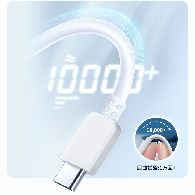 USB Type-Cケーブル 1m/2m 3A  USB-IF認定済み タイプC モバイルバッテリー Type-C端子 急速充電 スピードデータ転送 Xperia Galaxy AQUOS 多機種対応 7