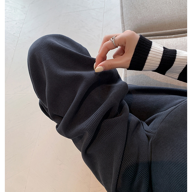 ワイドパンツ レディース マタニティ パンツ 秋冬 春 リブパンツ 大きいサイズ ゆったり マタニティパンツ 伸縮性 調節可能 妊婦 レディースパンツ 18