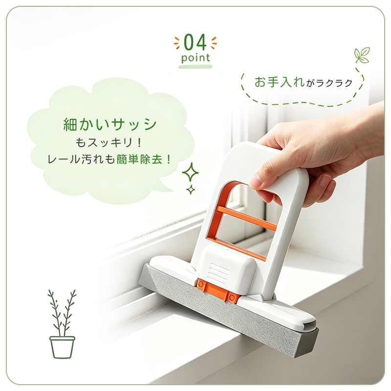 折りたたみミニモップ ハンディスポンジモップ 乾湿両用 手洗い不要 吸水 軽量 コンパクト 壁 床 窓 キッチン 浴室 車用 送料無料 8