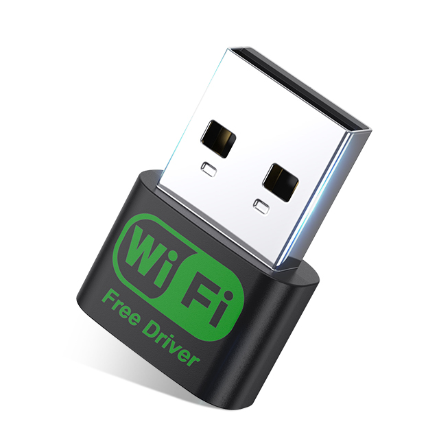usb無線アダプター WiFi 無線LAN 子機 1n技術 2.4GHz専用 高速度 WiFi アダプター 接続簡単 プラグアンドプレイ 小型 軽量 コンピュータ、PC、ラップトップ用 12
