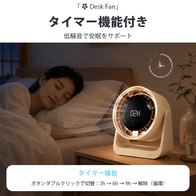 卓上扇風機 小型 LED サーキュレーター 扇風機 壁掛け 5段階風量 空気循環 デスクファン コードレス 充電式 長時間 静音 強風 15